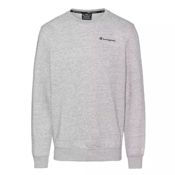 Champion Legacy Small Script Logo Crewneck Sweatshirt "Light Grey"