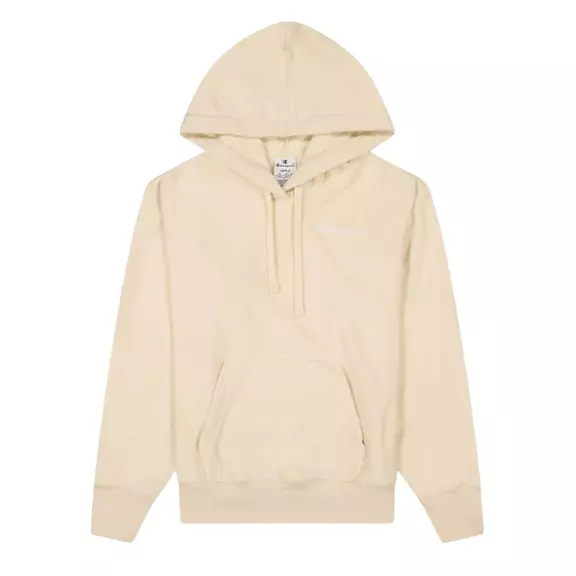 Champion Legacy Small Logo Fleece Hooded Sweatshirt "Wheat"