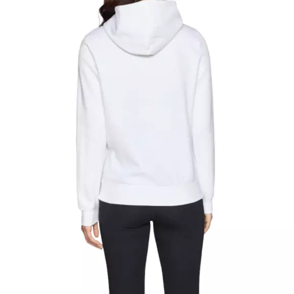 Champion Women's Fleece Hooded Sweatshirt Script Logo "White"