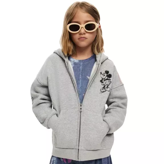 Desigual Hoodie Mickey Mouse "Gray"