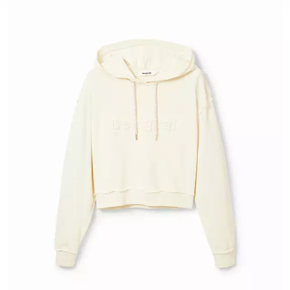 Desigual Short Logo Hoodie "Raw"