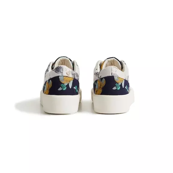 Desigual Sneakers "Patchwork with Raffia"