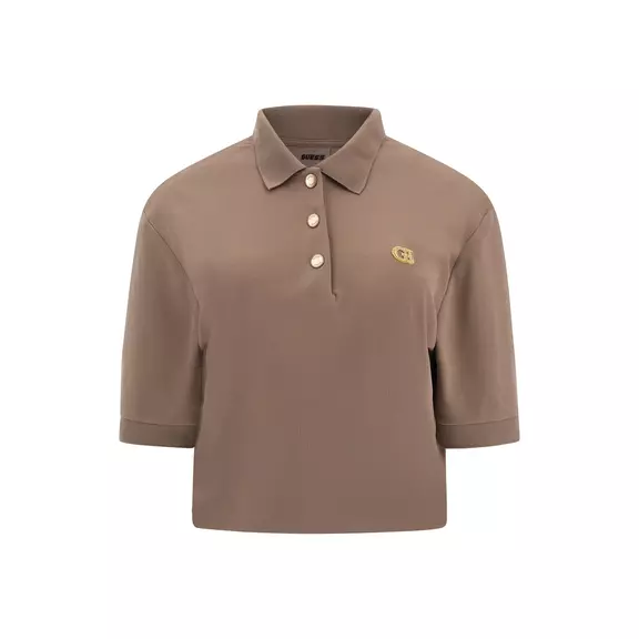 Guess Briana Crop Active Polo "Light Brown"