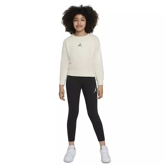 Jordan Girls Jumpman Essentials Crew Sweater "Pale Ivory"