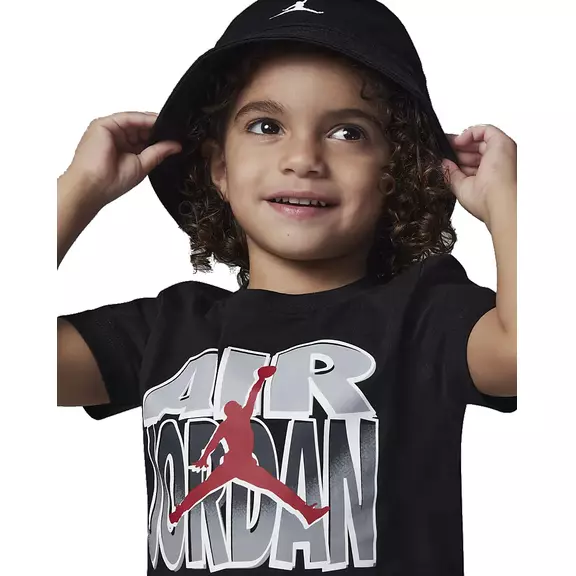 Jordan Infants Jumpman Static Tee Short Mesh Set "Gym Red-Black"