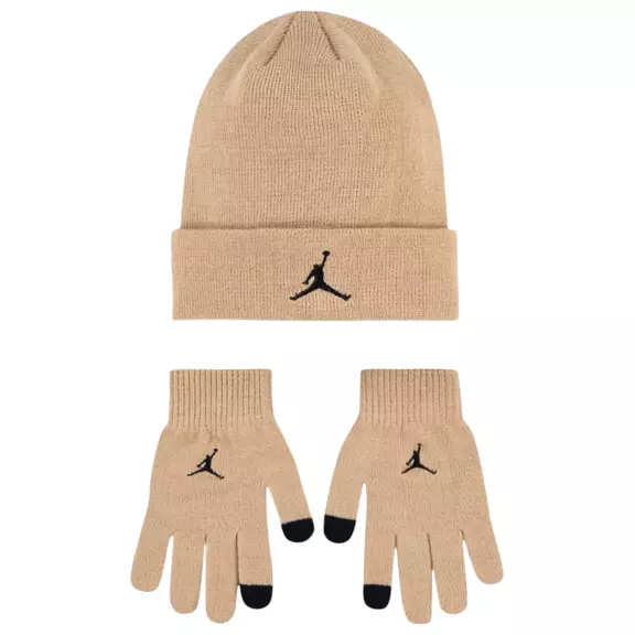 Jordan Kids Essential Beanie and Gloves 2Piece Set "Hemp"