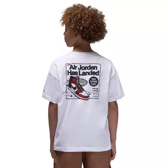 Jordan Kids JDB Air Jordan Has Landed SS Tee "White"