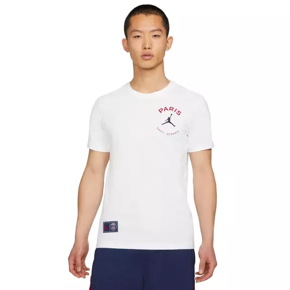 Jordan Paris Saint-Germain Logo Men's T-Shirt "White"