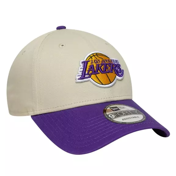 New Era LA Lakers NBA Colour Block 9FORTY "Cream"