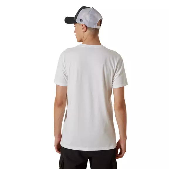 New Era NBA Brooklyn Nets Wordmark Court Infill T-Shirt "White"