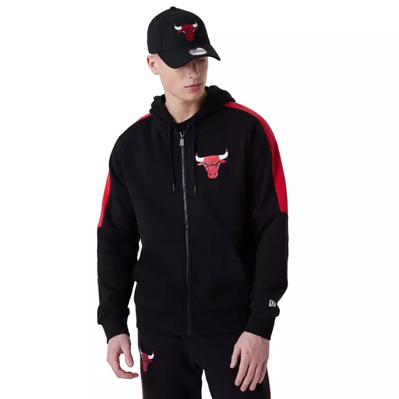 New Era NBA Official Chicago Bulls Logo FZ Hoodie