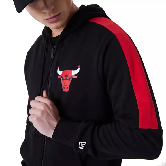 New Era NBA Official Chicago Bulls Logo FZ Hoodie