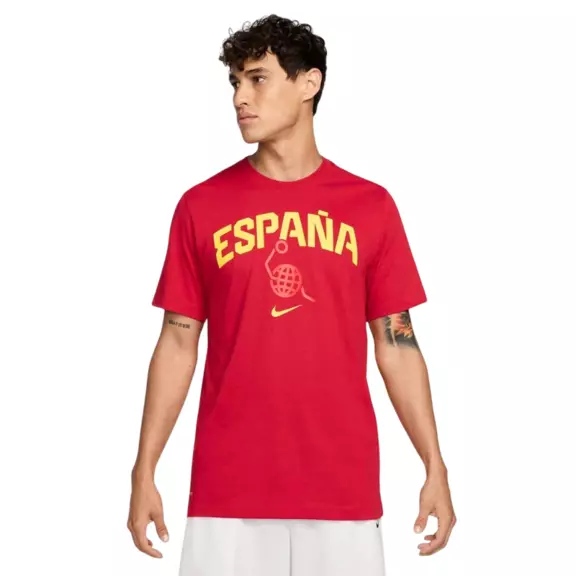 Nike Camiseta España Basket "Gym Red/Yellow"