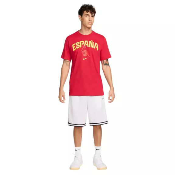 Nike Camiseta España Basket "Gym Red/Yellow"