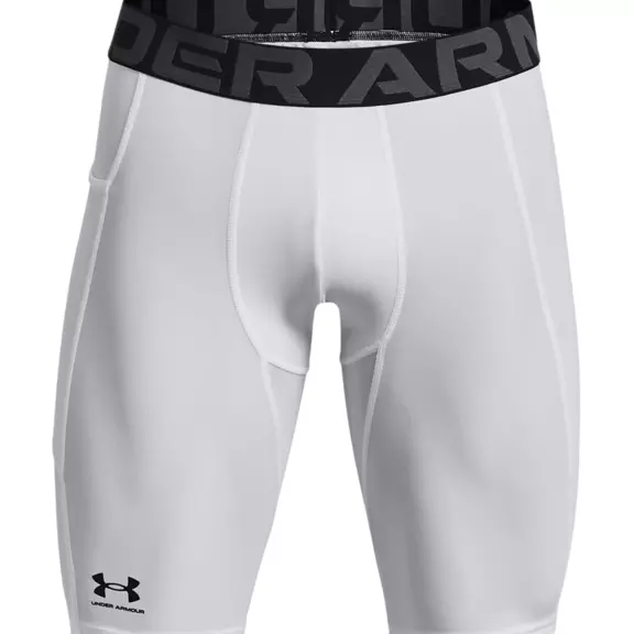 HeatGear® Pocket Long Shorts "White"