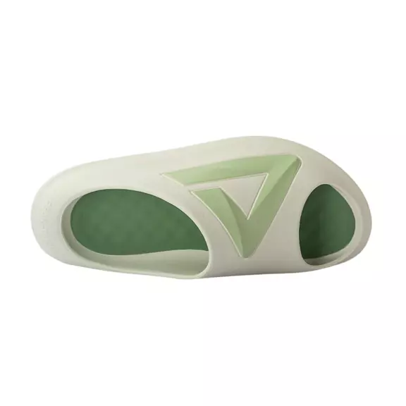 Peak Taichi Recovery Flip Flops "White Green"