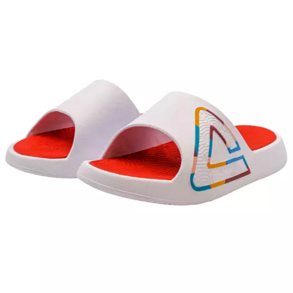 Peak Taichi Slippers "White-red"