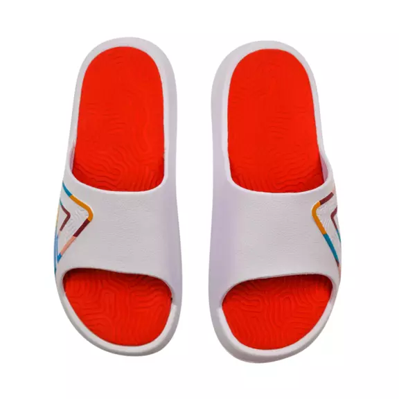 Peak Taichi Slippers "White-red"