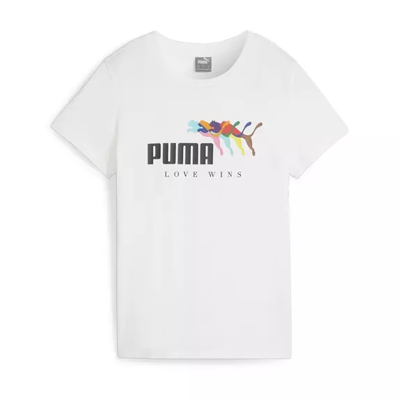 Puma ESS+ LOVE WINS Tee W "White"