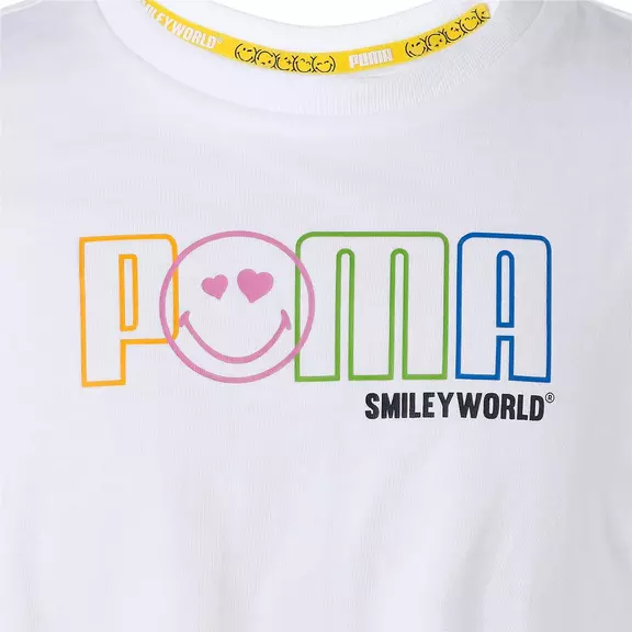 Puma Girls x SMILEY WORLD Tee