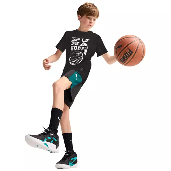 Puma Junior Basketball Blueprint Tee "Black"