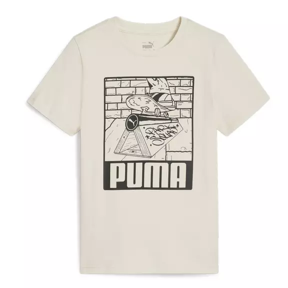 Puma Kids ESS+ MID 90s Graphic Tee "Alpine Snow"