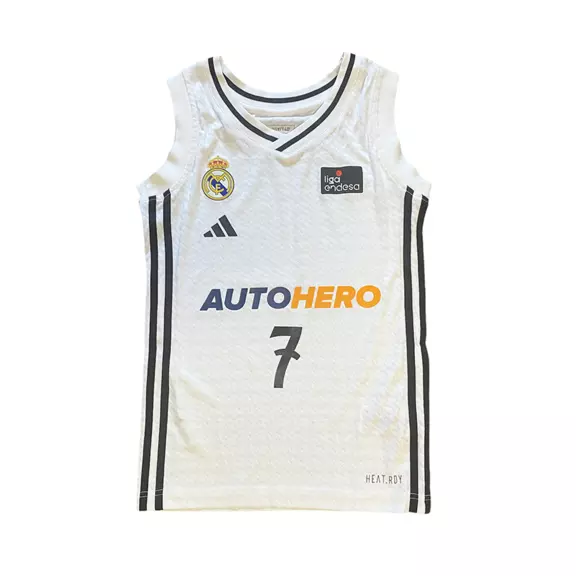 Real Madrid Camiseta Basket Menino/Menina 1ª Equip 24/25 # 7 CAMPAZZO #