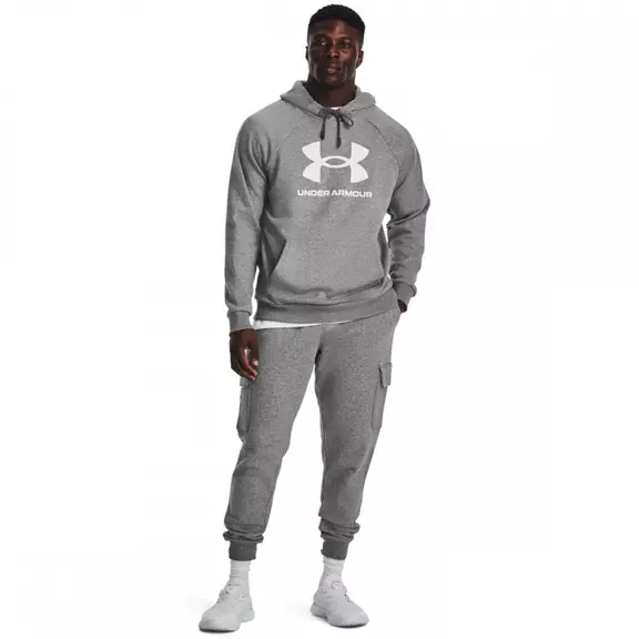 Under Armour Rival Fleece Logo Hoodie "Grey"