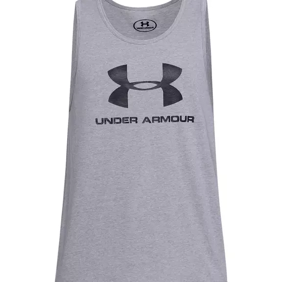 UA Men's Sportstyle Logo Tank "Gray"