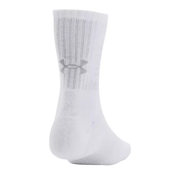 UA Unissex 3-Maker 3-Pack Mid-Crew Socks "White-Mod Gray"