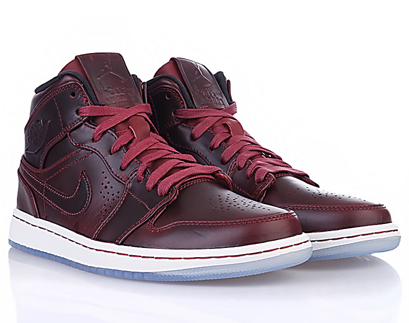 jordan mid 1 bordeaux