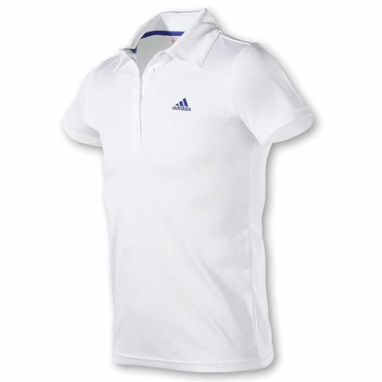 Adidas Polo Girls Response Traditional (white/blue)