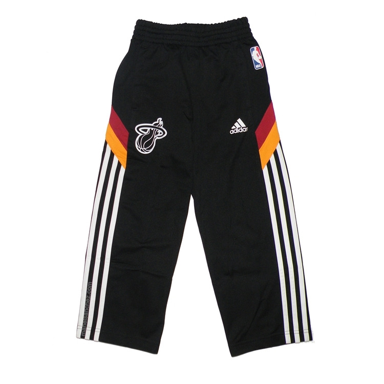 Adidas Young NBA Miami Winter Hoops Pants (black/garnet/yellow)