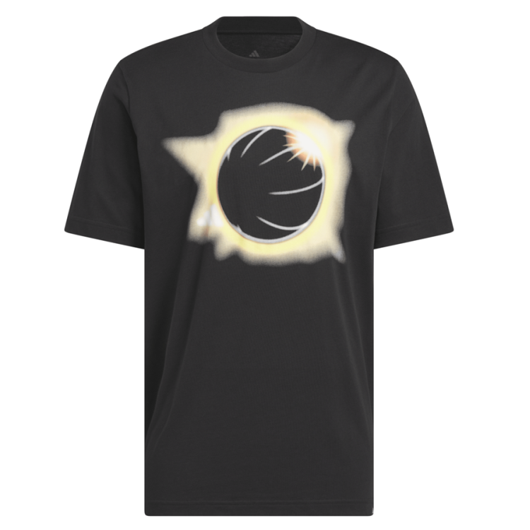 Adidas Basketball Novelty Eclipsed Graphic Tee "Black"