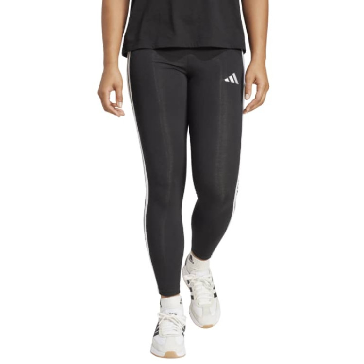 Adidas Essentials 3-Stripes Cotton Leggings "Black"