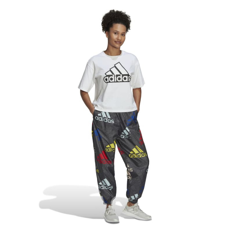 Adidas Essentials Multi-Colored Logo Loose Fit Wove