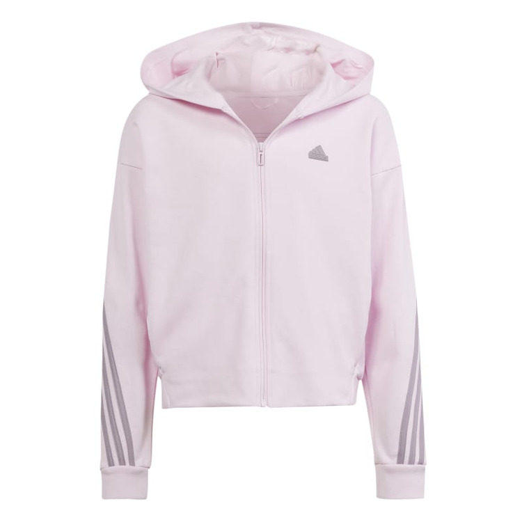 Adicionar ao carrinho Adidas Girls Future Icons 3-Stripes Full-Zip Hoodie "Clear Pink" Adidas Girls Future Icons 3-Stripes Full-Zip Hoodie "Clear Pink"