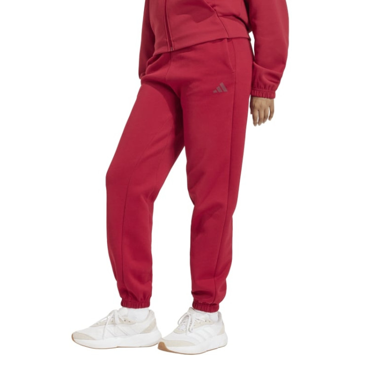 Adidas Future Icons Small Logo Pants "Red-Active maroon"