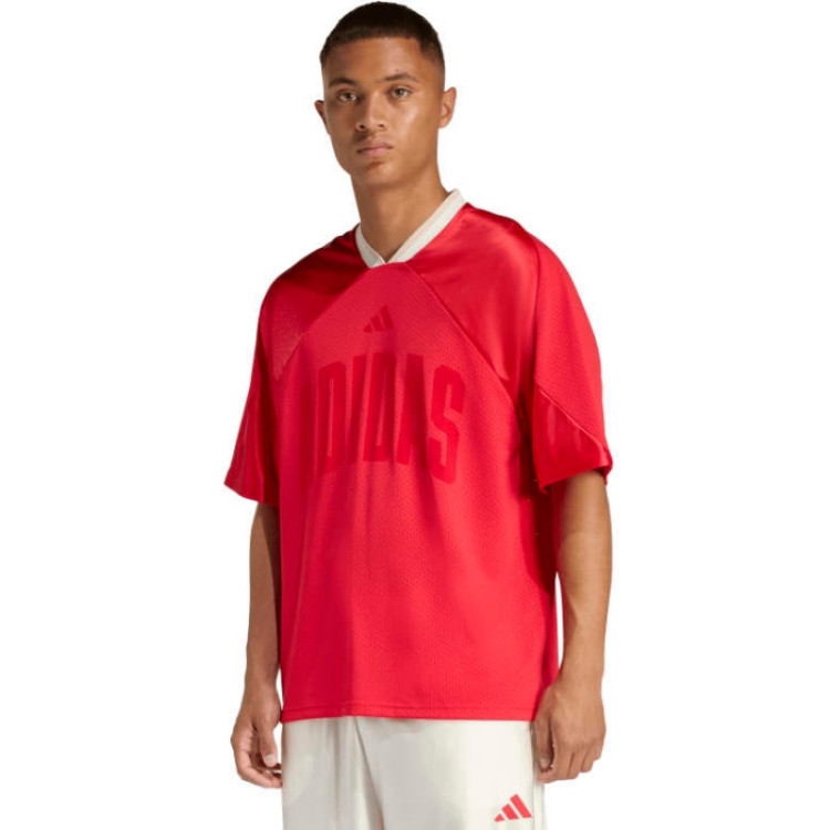 Adidas STADIUM GRAPHIC MESH T-Shirt "RED"
