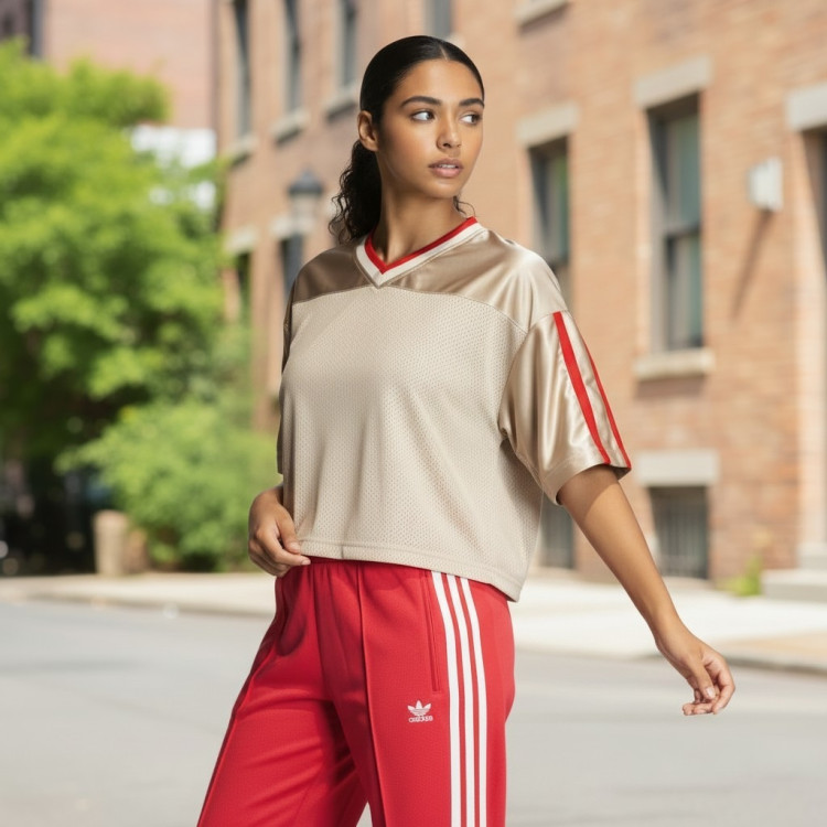 Adidas STADIUM MESH T-SHIRT "Beige"