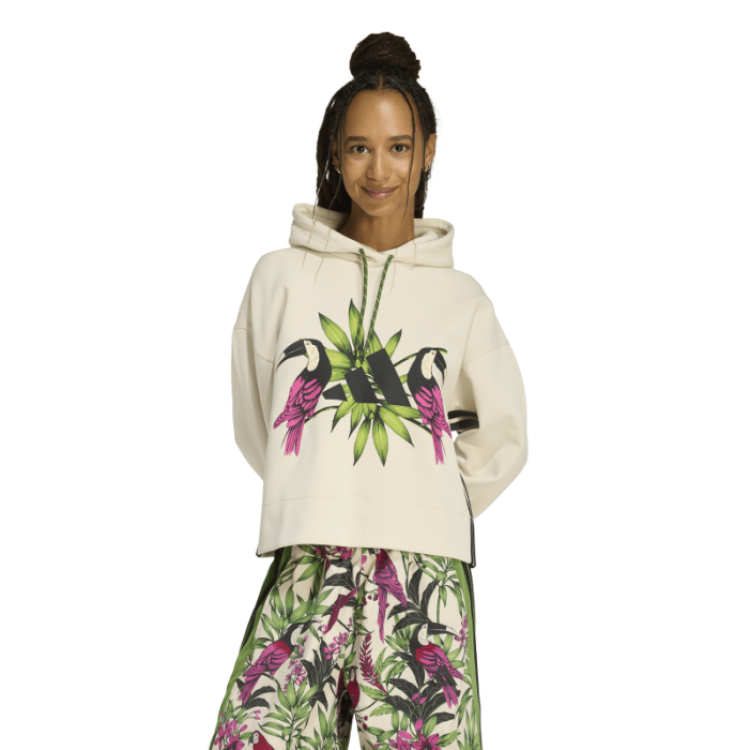 ADIDAS x FARM RIO HOODIE "Beige"