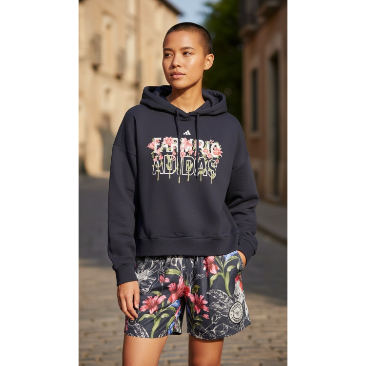 ADIDAS x FARM RIO HOODIE "Black"