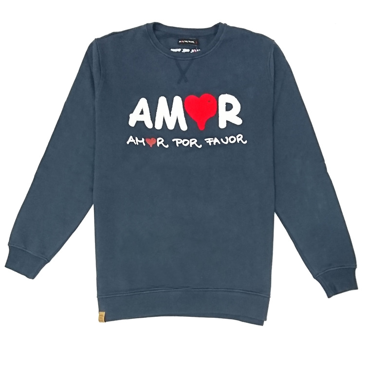 Amor Por Favor Unissex Towel Sweatshirt