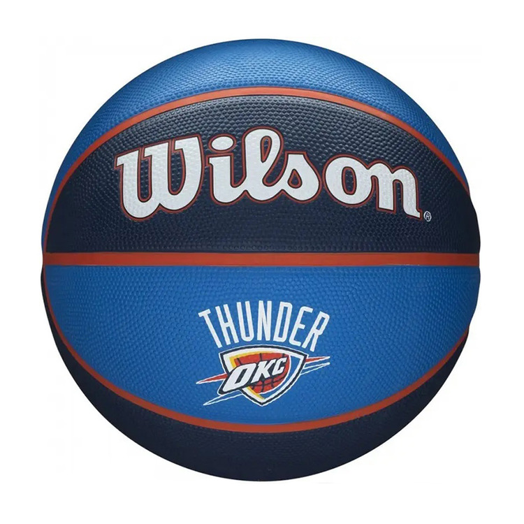 Adicionar ao carrinho Wilson NBA Basketball Team Tribute Thunder Ball (Size 7) Wilson NBA Basketball Team Tribute Thunder Ball (Size 7)