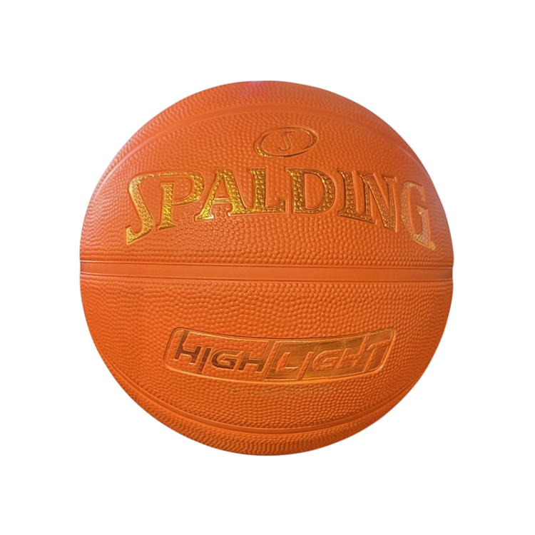 Balón Basket Spalding Ruber Sz.5 "Rush Orange"