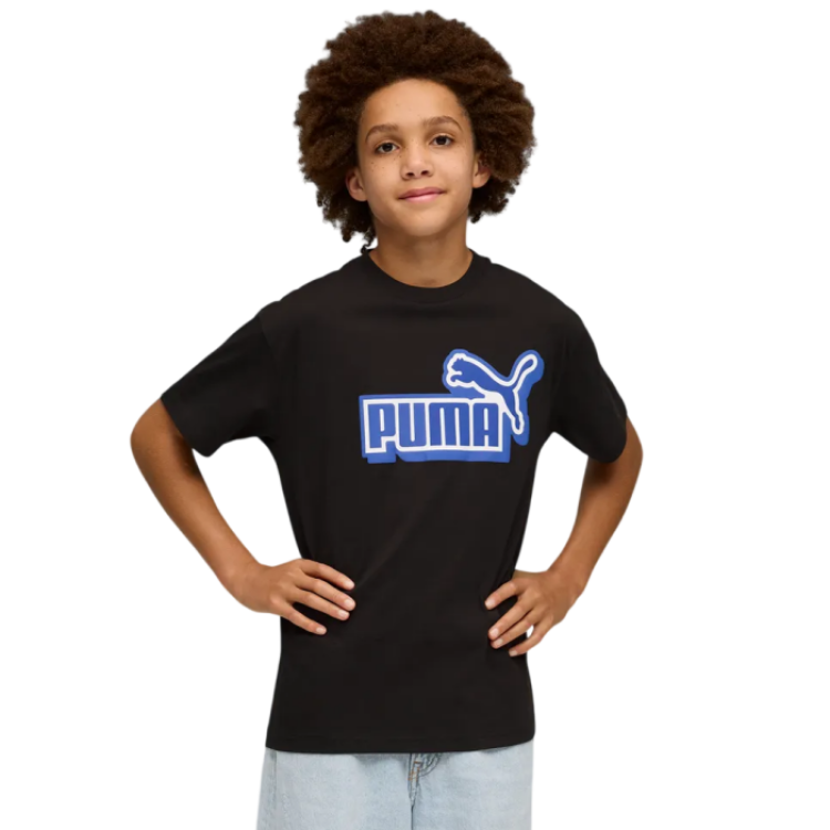 Puma ESS LOGO LAB Relaxed Tee  "Black"