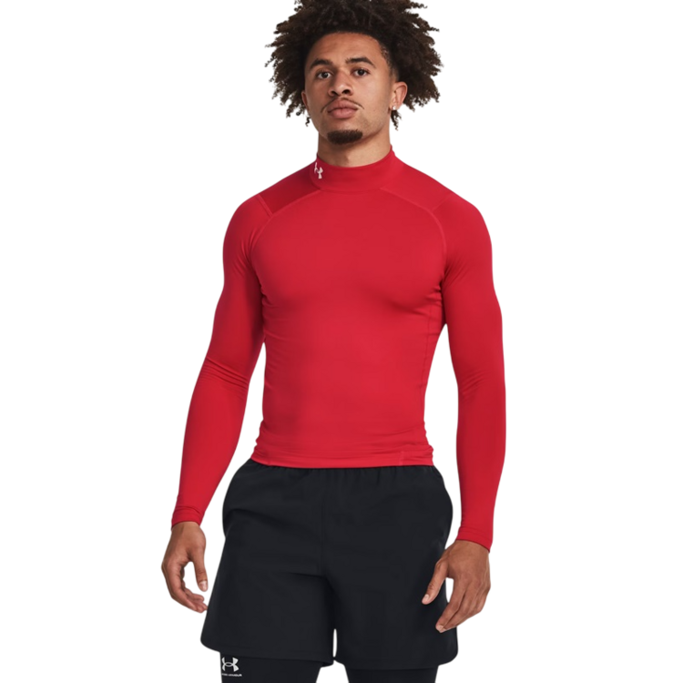 UA ColdGear® Armour Comp "Red" T-Shirt