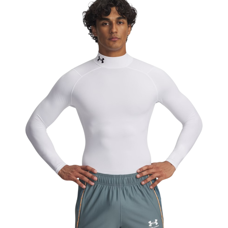 UA ColdGear® Armour Compression "White" T-Shirt
