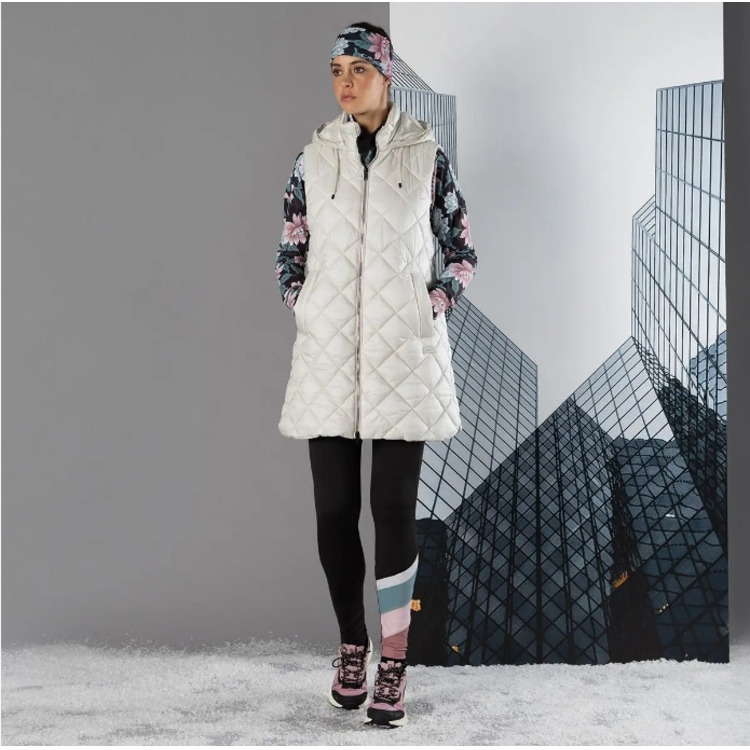 Adicionar ao carrinho Campagnolo Sleeveless Padded Coat "Gesso" Campagnolo Sleeveless Padded Coat "Gesso"