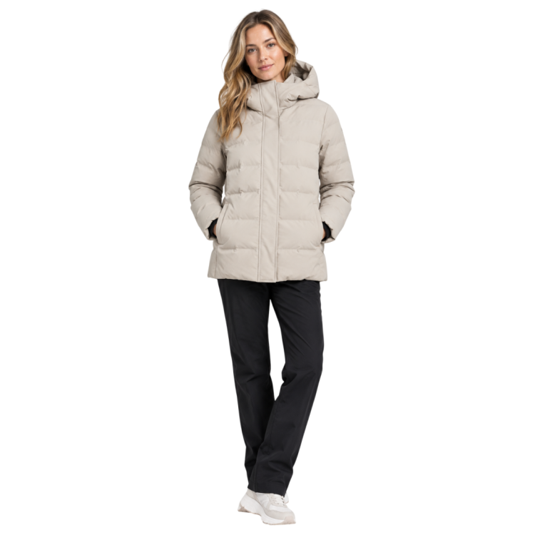 Campagnolo Women's padded down jacket with hood "Kaki"